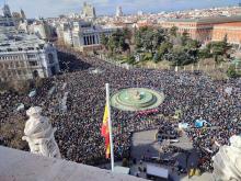 Se registra tercera manifestación masiva en España