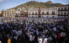 Comunidad universitaria marcha en Zacatecas para pedir mayor seguridad en la entidad