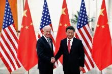 Joe Biden y Xi Jinping 