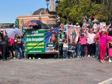 Manifestación del INE en Aguascalientes 