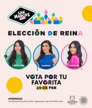 ¿Dónde se podrá ir a votar para elegir al a Reina de la FNSM 2023?