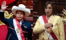 Fiscalía investiga a presidenta Dina Boluarte y a exmandatario Pedro Castillo por lavado de activos
