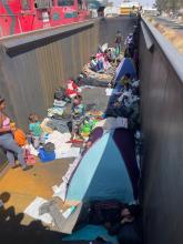 Deshidratados y en el tren, más de mil migrantes arriban a Aguascalientes