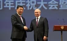 Xi Jinping y Vladimir Putin 