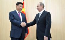 Xi Jinping y Vladimir Putin 