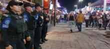 Policías en Feria