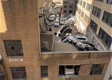 Colapso en estacionamiento de Nueva York deja un muerto y cinco lesionados