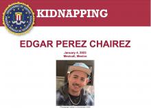 Secuestran a estadounidense en Mexicali; FBI ofrece recompensa para su localización