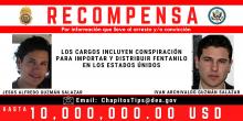 Duplica la DEA recompensa por hijos de Joaquín “El Chapo” Guzmán