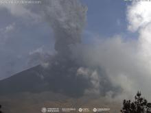 Sedena activa Fuerza de Tarea Conjunta para hacer frente a actividad volcánica en Popocatépetl