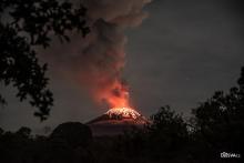 Evalúa Gobierno de México sobrevolar el Popocatépetl para tomar decisión sobre una posible evacuación