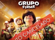 Grupo Firme cancela conciertos 