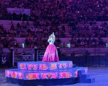 Ángela Aguilar en la Monumental de Aguascalientes 