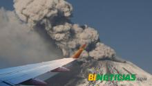 Reabren aeropuertos tras 6 horas cerrados por cenizas del Popocatépetl