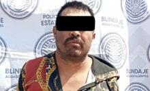 El cobarde de 36 años fue detenido por elementos de la Policía Estatal en Asientos