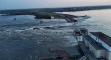 Alcanza inundación en Ucrania más de los 600 kilómetros cuadrados 