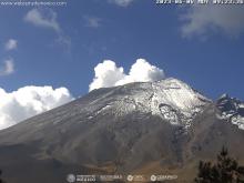 Regresa a fase 2 del semáforo amarillo en alerta volcánica del Popocatépetl