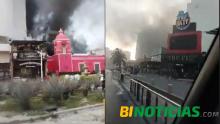 Se incendia el hotel Krystal de Cancún