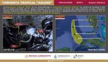 Se forma "Arlene", la primera tormenta tropical de la temporada