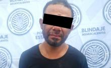El miserable se hizo de 200 pesos para dejar trabajar a un comerciante, pero fue detenido por estatales
