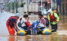 Lluvias y tormentas causan dos muertes y más de 100 mil evacuados en el norte de China