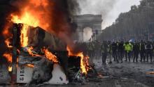 Más de 700 personas irán a la cárcel en Francia tras protestas violentas