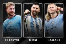 Messi, De Bruyne y Erling Haaland son los candidatos.