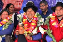Proclama el MAS como candidato presidencial a Evo Morales