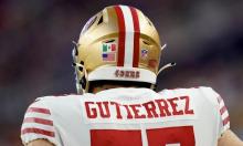 ¡Un mexicano más fuera! Alfredo Gutiérrez es cortado por los 49ers