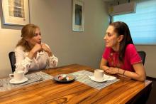 Tatiana Clouthier y Claudia Sheinbaum 