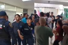 [VIDEO] Registran enfrentamiento entre guardias federales y personal del Centro Médico del IMSS en Guadalajara