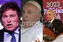 “Nadie se había atrevido a insultar al papa como lo hace Milei(..)nada más por su conservadurismo”, declaró Obrador.