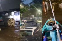 Guadalajara registra la tormenta más fuerte de la temporada bajo inundaciones.