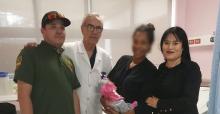 La bebé tuvo que ser trasladada un Hospital de Pabellón de Arteaga.