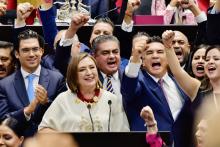 [VIDEO] Xóchitl Gálvez arremete contra la estrategia de "abrazos, no balazos" de AMLO