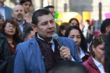 Alejandro Armenta solicitará licencia al Senado para buscar la candidatura a la gubernatura de Puebla