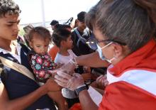 Cruz Roja Internacional brinda ayuda humanitaria a migrantes en Ciudad Juárez