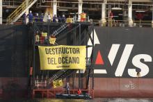 Protesta Greenpeace México en Bahía de Manzanillo contra minería submarina