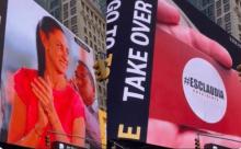 Sheinbaum aparece en pantallas de Times Square; PAN presenta denuncia