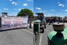 Campesinos cierran la carretera Aguascalientes–Ojuelos