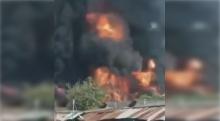 Incendio en Benín 