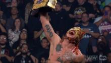 ¡Oro para México! Rey Fénix obtiene el titulo internacional de AEW