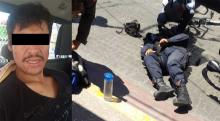 La agresión en contra de los uniformados ocurrió en la calle Julio Cadena del Municipio de JM