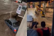 [VIDEO] Inundaciones paralizan Puerto Vallarta tras fuertes lluvias