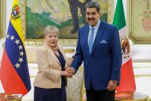 El presidente Nicolás Maduro confirma a Bárcena asistencia a México el 22 de octubre