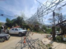 Restablece CFE 50% del suministro eléctrico tras huracán Otis en Guerrero