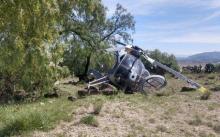Mueren 3 militares de la Sedena tras desplome de su helicóptero en Durango