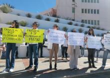 Protesta en Zacatecas *Fotografía de Gerardo de Avila Gonzalez