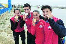 ¡Histórico¡ Cuatrillizos chilenos se cuelgan medalla de oro en Panamericanos 2023