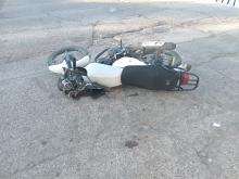motociclista herido
